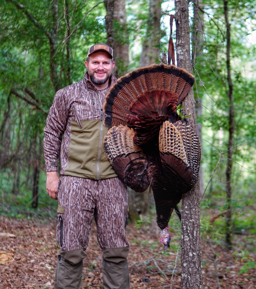 Successful Spring Turkey Hunter On A Spring Morning