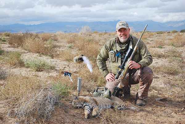 a man with the bob cat