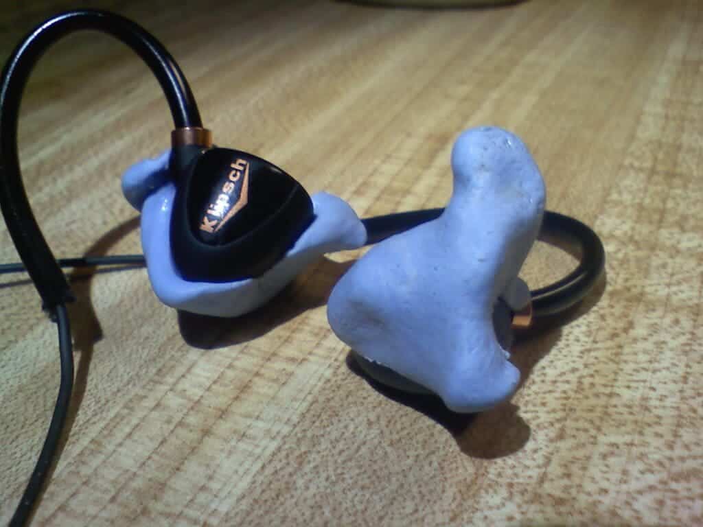 a pair of Radians Custom Molded Earplugs