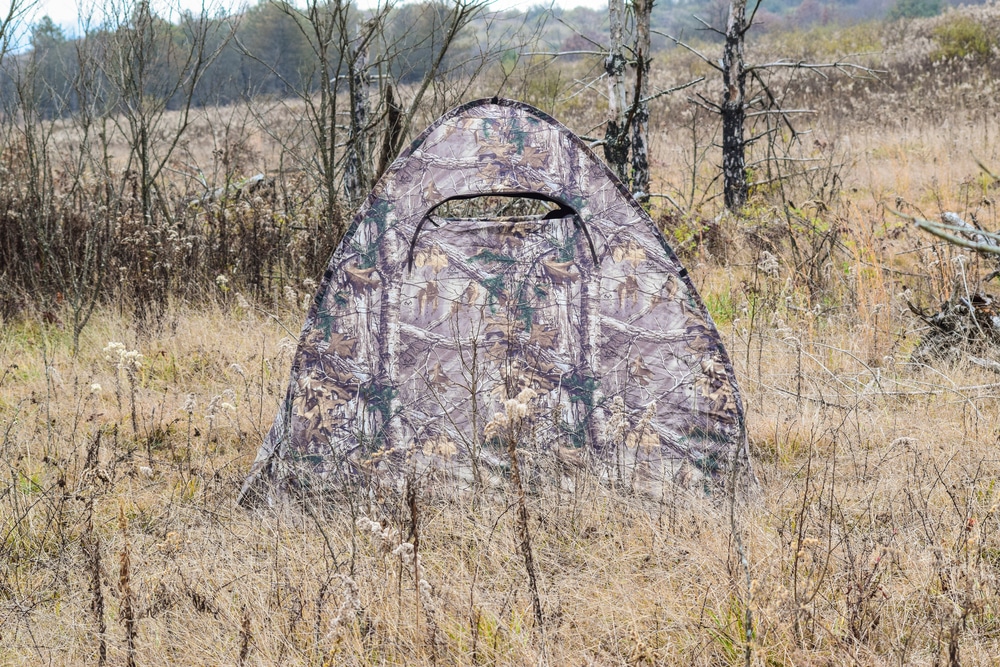 a hunting ground blind