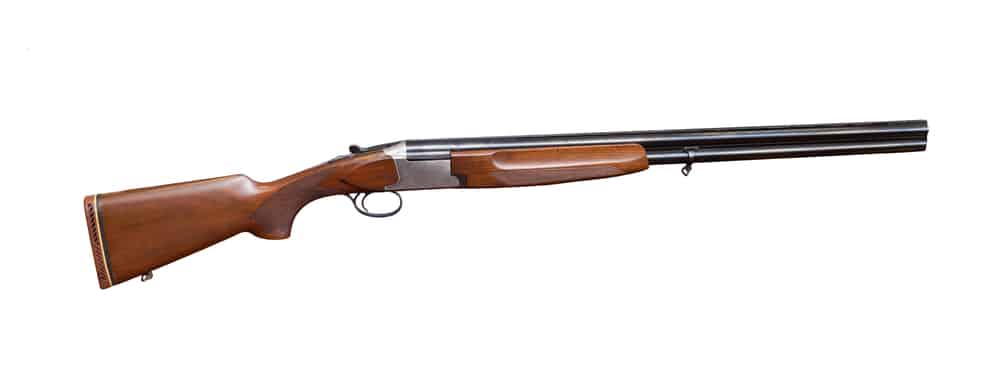 Classic Double barreled Hunting Shotgun Weapons For Hunting And Sport Isolate