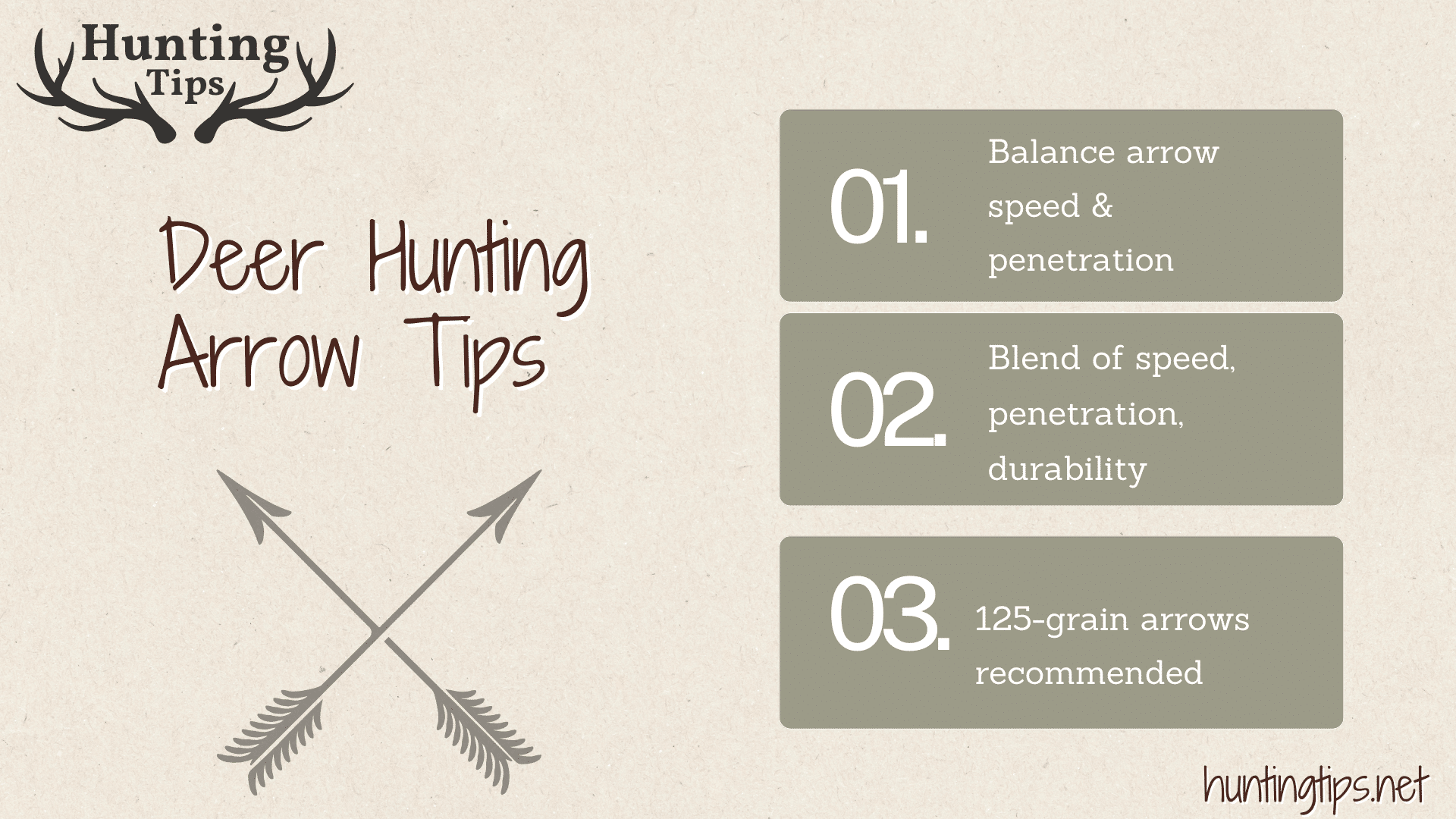 deer hunting arrow tips