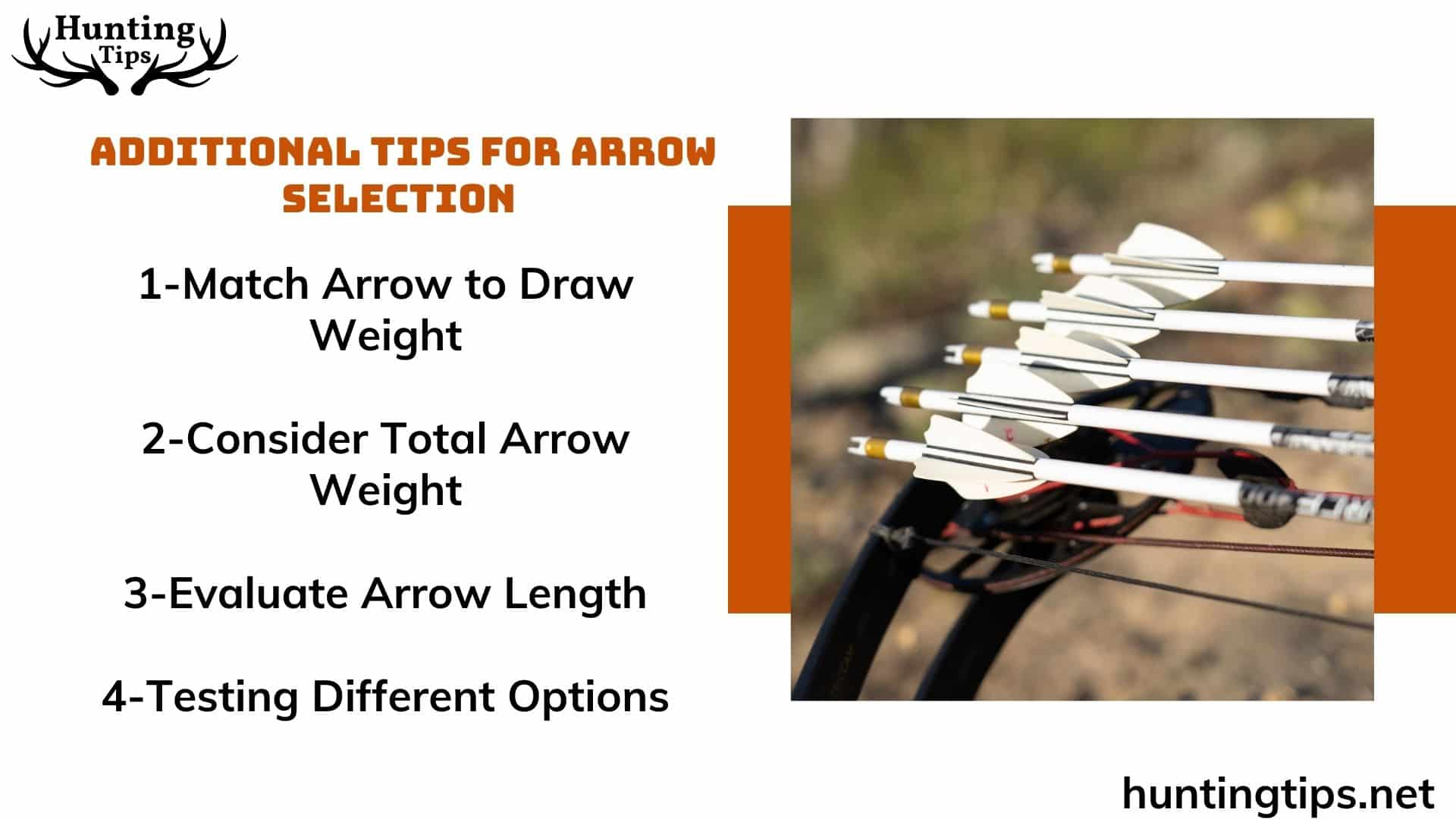 Additional Tips for Arrow Selection 