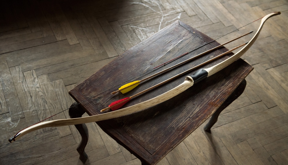 Bow And Arrows on a table